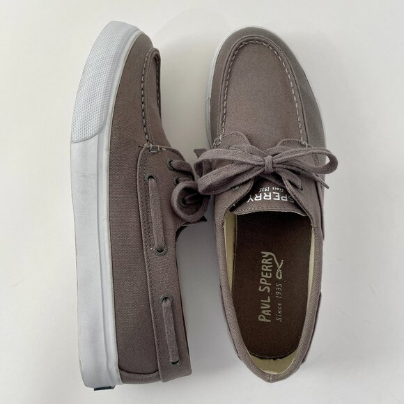 Sperry Other - Sperry Bahama II Canvas Boat Shoe Sneaker, Medium Beige, Like New, Size 11